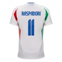 Italien Giacomo Raspadori #11 Auswärtstrikot EM 2024 Kurzarm